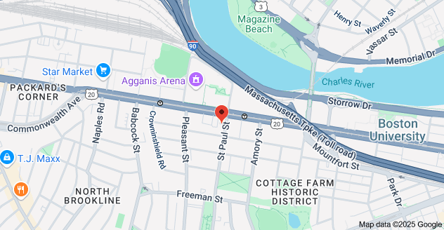 Map of 900 Commonwealth Avenue, Boston, MA 02215