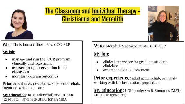 Christianna and Meredith.