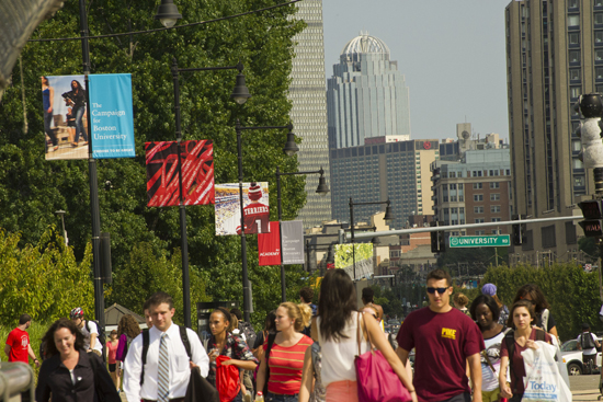 Boston University BU, campaign for BU, 1 billion dollar goal, Academic Fundraising, Chronicle of Higher Education, 54th ranking