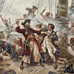 Boston University BU, College of Arts and Sciences CAS, historian Clifford Backman, one day one class pirates history