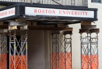 summer construction, boston university, charles river campus, boston university medical campus