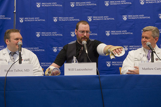 Boston University BU, Will Lautzenheiser, alumni, arm transplant