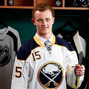 Jack Eichel in Buffalo Sabres jersey
