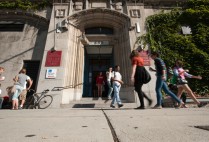Exterior of the College of Fine Arts