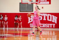 SarahHope dribbling basketball