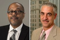 Boston University Trustee Kevin Merida, and Board of Overseers member James Stergios