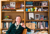 Alice Cronin-Golomb in her Kenmore office