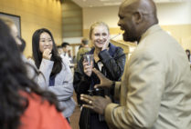 Kenneth Elmore talking to new Transfer Students