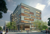 Henry M. Goldman School of Dental Medicine rendering.