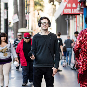 Cody Brotter (COM’13) out and about in Los Angeles. Photo by Patrick Strattner