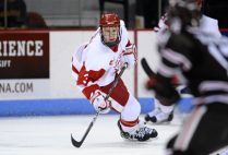 Charlie Coyle on the ice as a Terrier