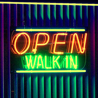Neon sign