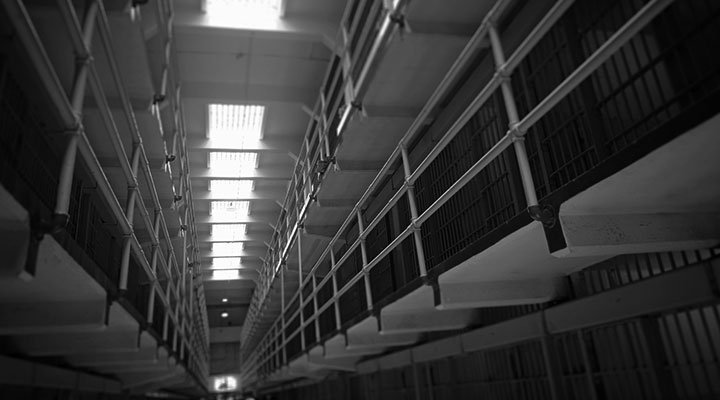 Interior of prison
