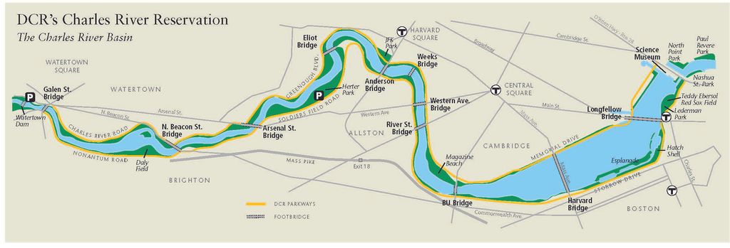 Map Charles River Basin