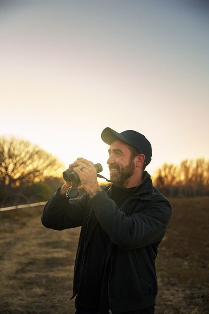 Schmitt taking photos