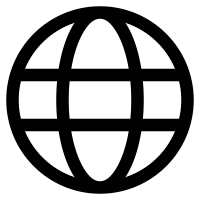 Icon graphic of the Internet