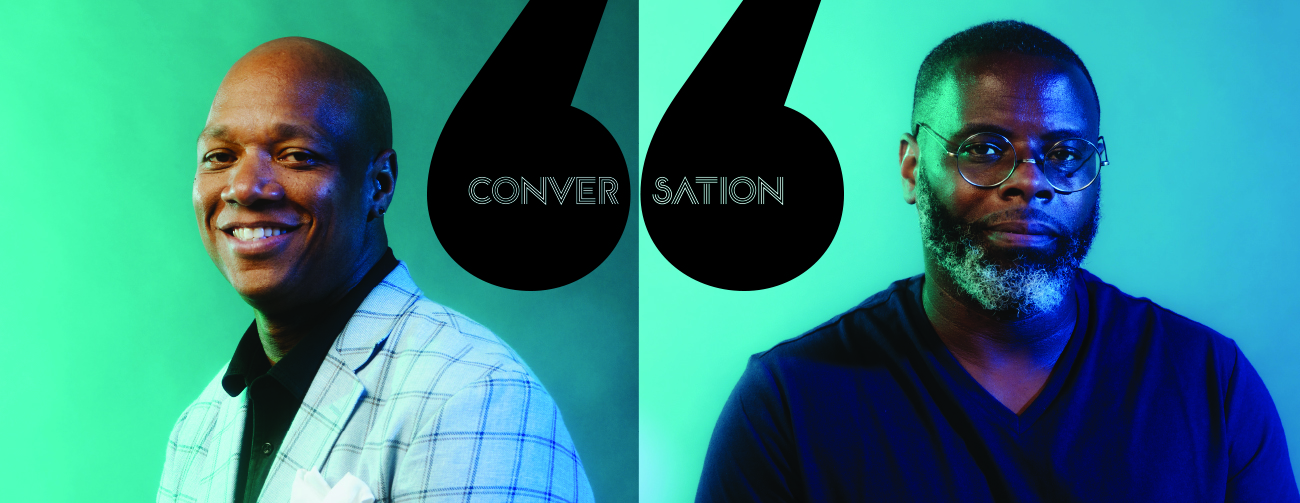 Conversation with artists Joel Christian Gill and Charles Suggs 