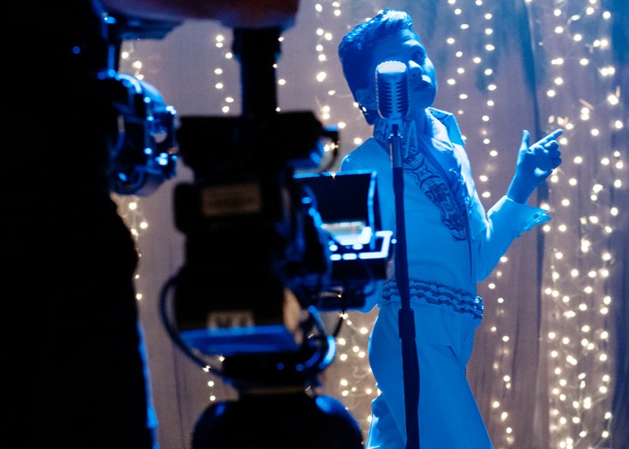 Actor Katie Beth West starring as 10-year-old Grace/Elvis in GraceLand