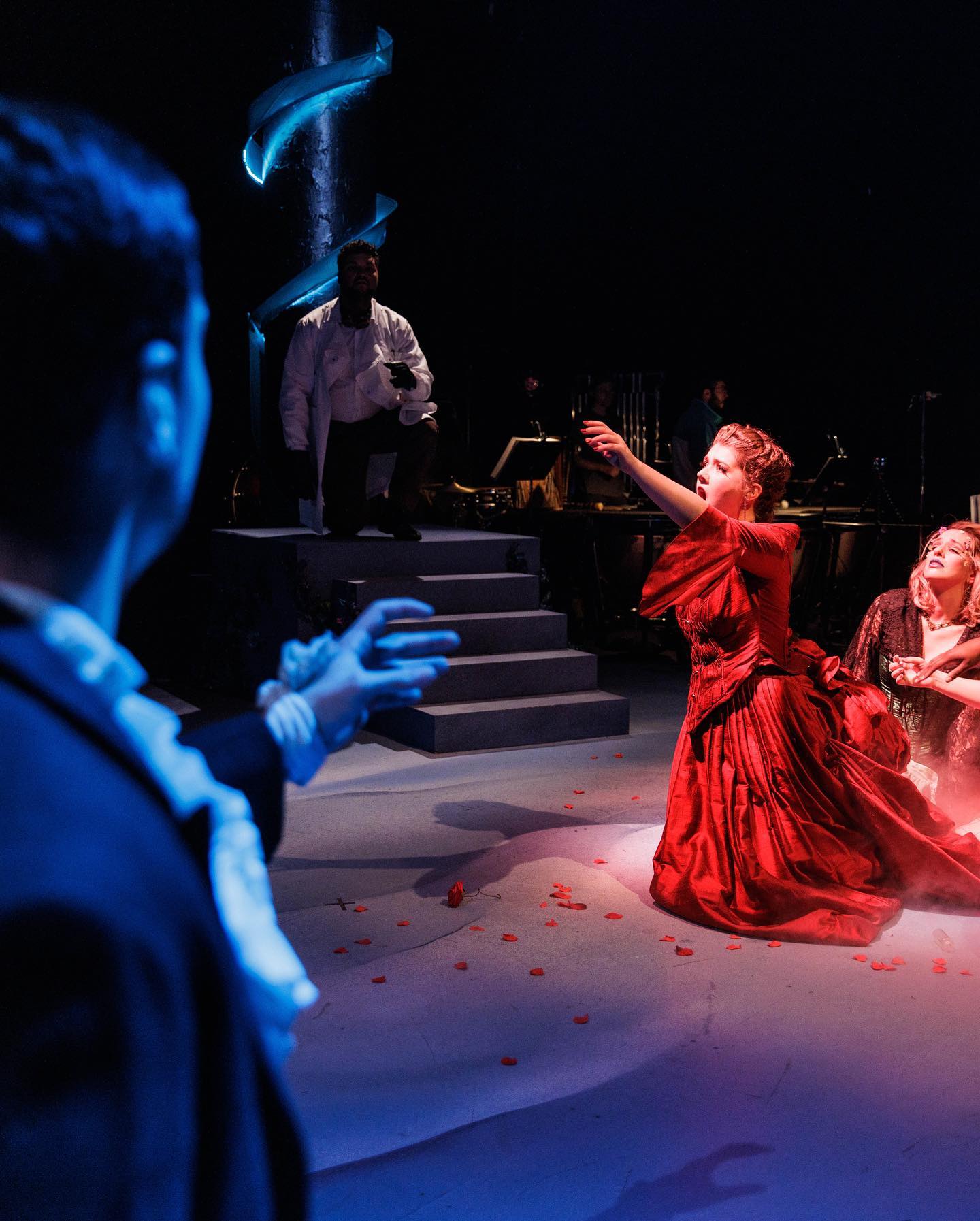 Opera students in La Hija de Rappaccini as part of Fringe Festival 2022