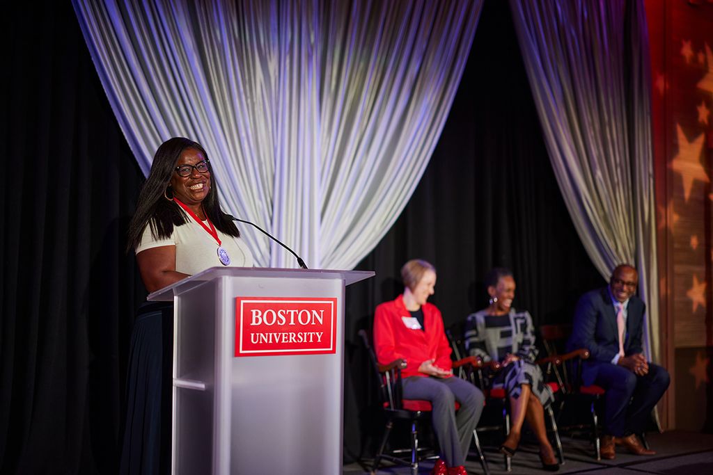 Actor Uzo Aduba at the Best of BU Awards