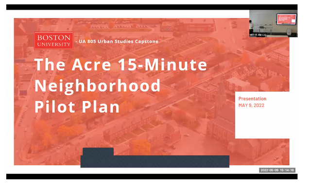 15 minute neighborhood pilot plan