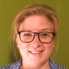 Kate Mays portrait with eye glasses
