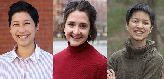 Three Pulitzer Center fellowship winners.