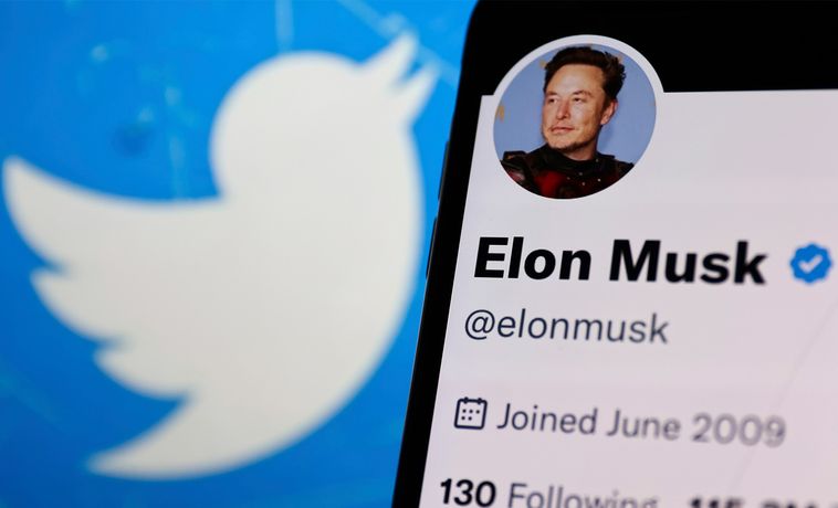 Elon Musk used his Twitter.
