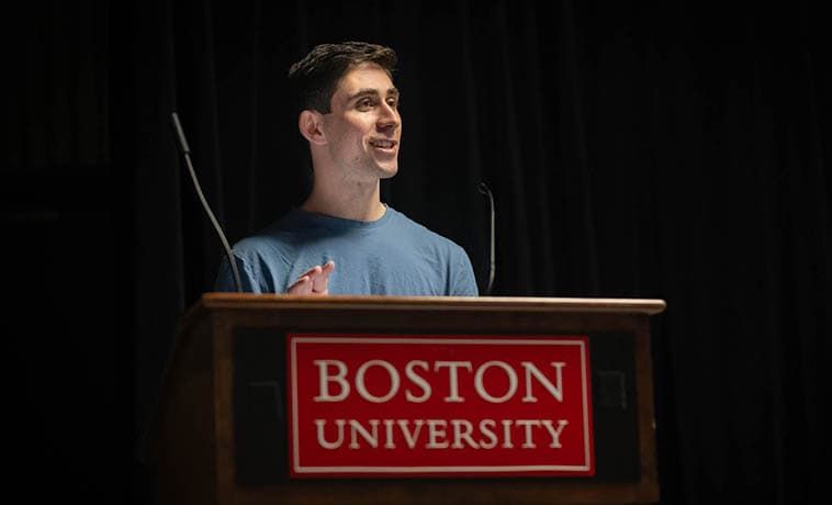 Jason Wexler speaking at podium.