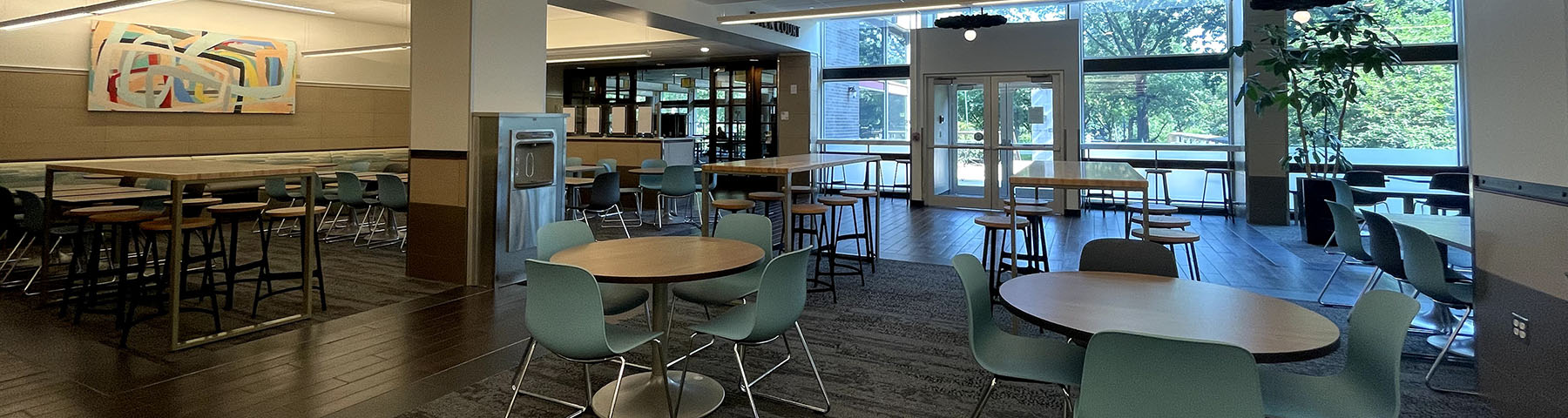 George Sherman Union Food Hall seating area