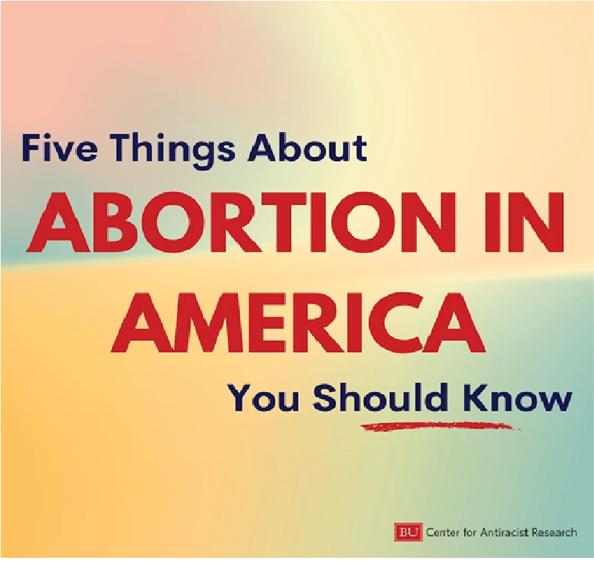 Five things about abortion in America you should know BU Center for Antiracist Research with a colorful background
