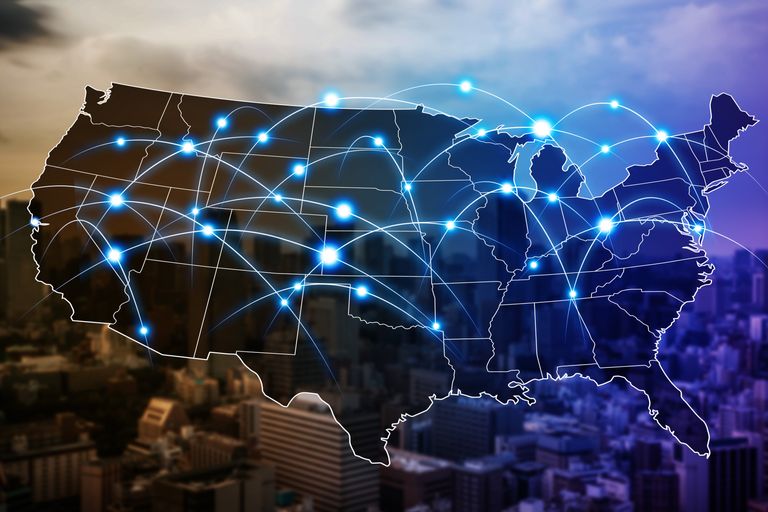 Communication Network of the United States