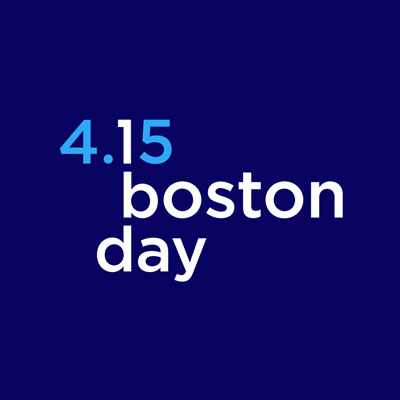 One Boston Day Blue and White Logo April 15, 2015