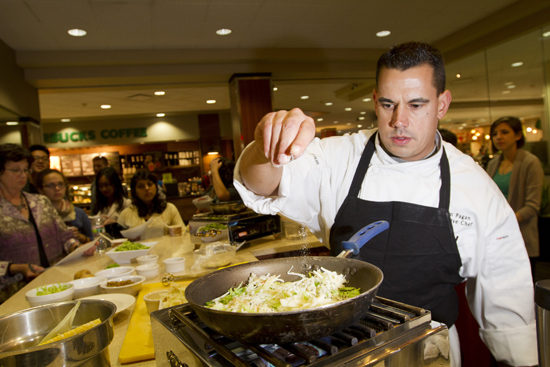 Boston University BU Dining Services Improv CSA improvised cooking class, farm share CSA community supported agriculture