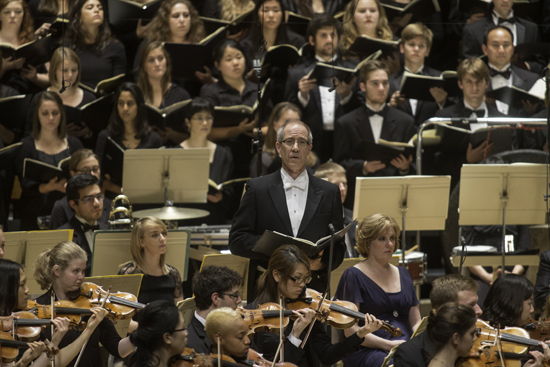 Boston University BU, Symphony Orchestra and Symphonic Chorus, composer Paul Hindemith, Symphony Hall, music College of Fine Arts CFA