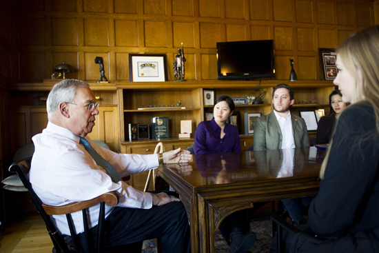 Mayor Thomas M. Menino, Boston University Initiative on Cities, Boston University Student Government