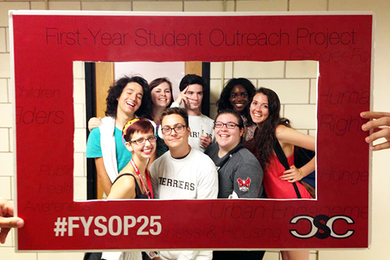 Boston University BU, First Year Student Outreach Project FYSOP, volunteer