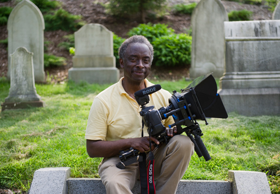 Roberto Mighty, multimedia artist, artist in residence, Mount Auburn cemetary, Cambridge Massachusetts