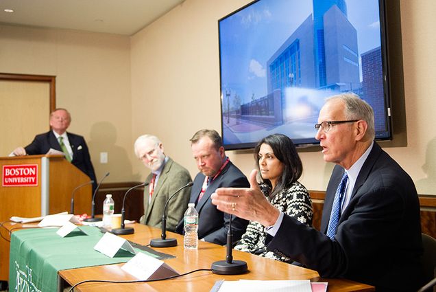 Public Forum on Ebola, National Emerging Infectious Diseases Laboratories, NEIDL, Boston University