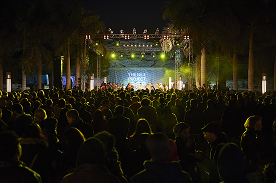 Founded in 2011, the Nile Project uses music to promote engagement about the cultural and environmental challenges facing the countries around the world’s longest river. Photo by Matjaz Kacicnik