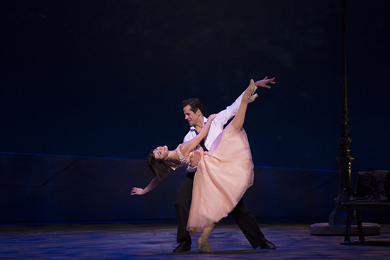 Leanne Cope and Robert Fairchild star in An American in Paris. Craig Lucas (CFA’73) is nominated for a Tony Award for best book of a musical. Photo by Angela Sterling