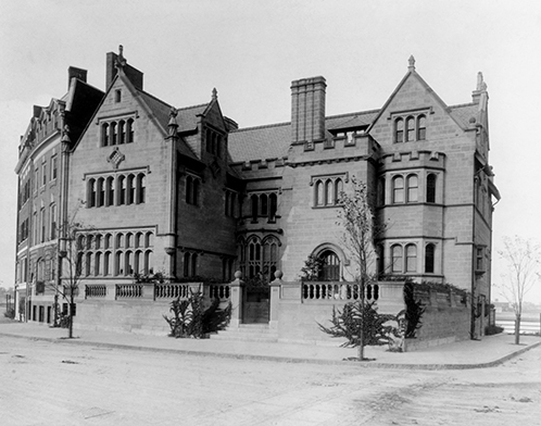 BU Castle exterior, early 20th century BU Castle