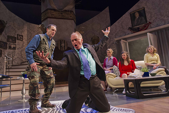 Cast of Exposed during dress rehearsal