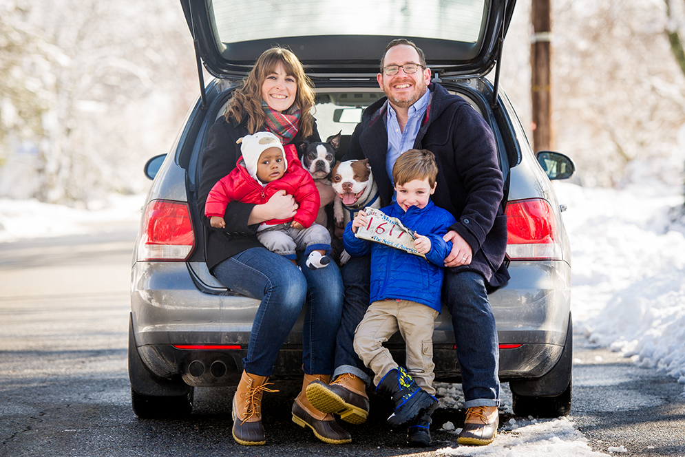 Jeff Burns and Sara Huber