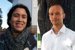 Catherine Espaillat, Alex Sushkov, Boston University Sloane Fellows