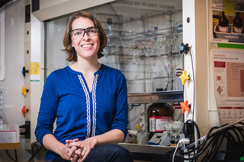 Allison Dennis, assistant professor of biomedical engineering and of materials science and engineering.