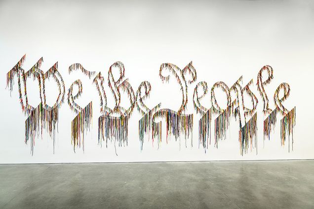 We the People art installation