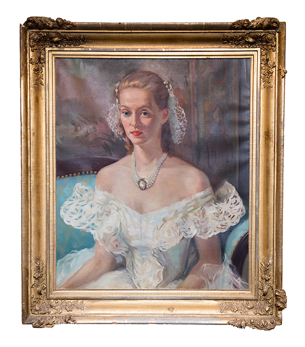 Bette Davis painting from the film Jezebel