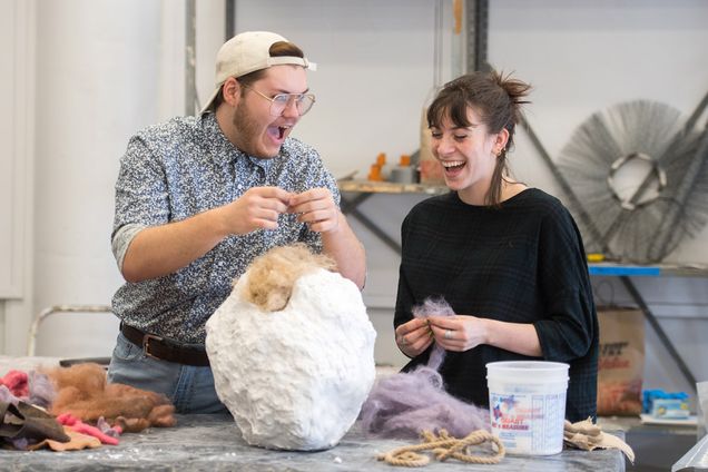 Sculpture class