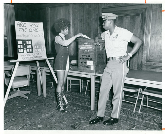 An archival photograph from the Bay State Banner Collection